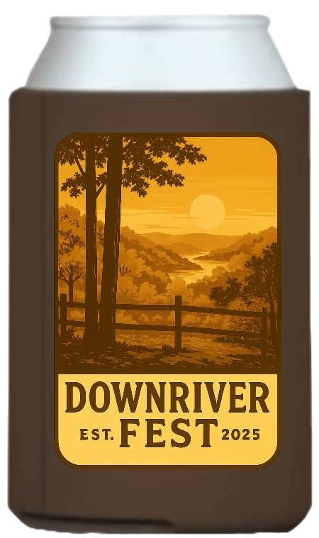 Brown Downriver Fest Koozie