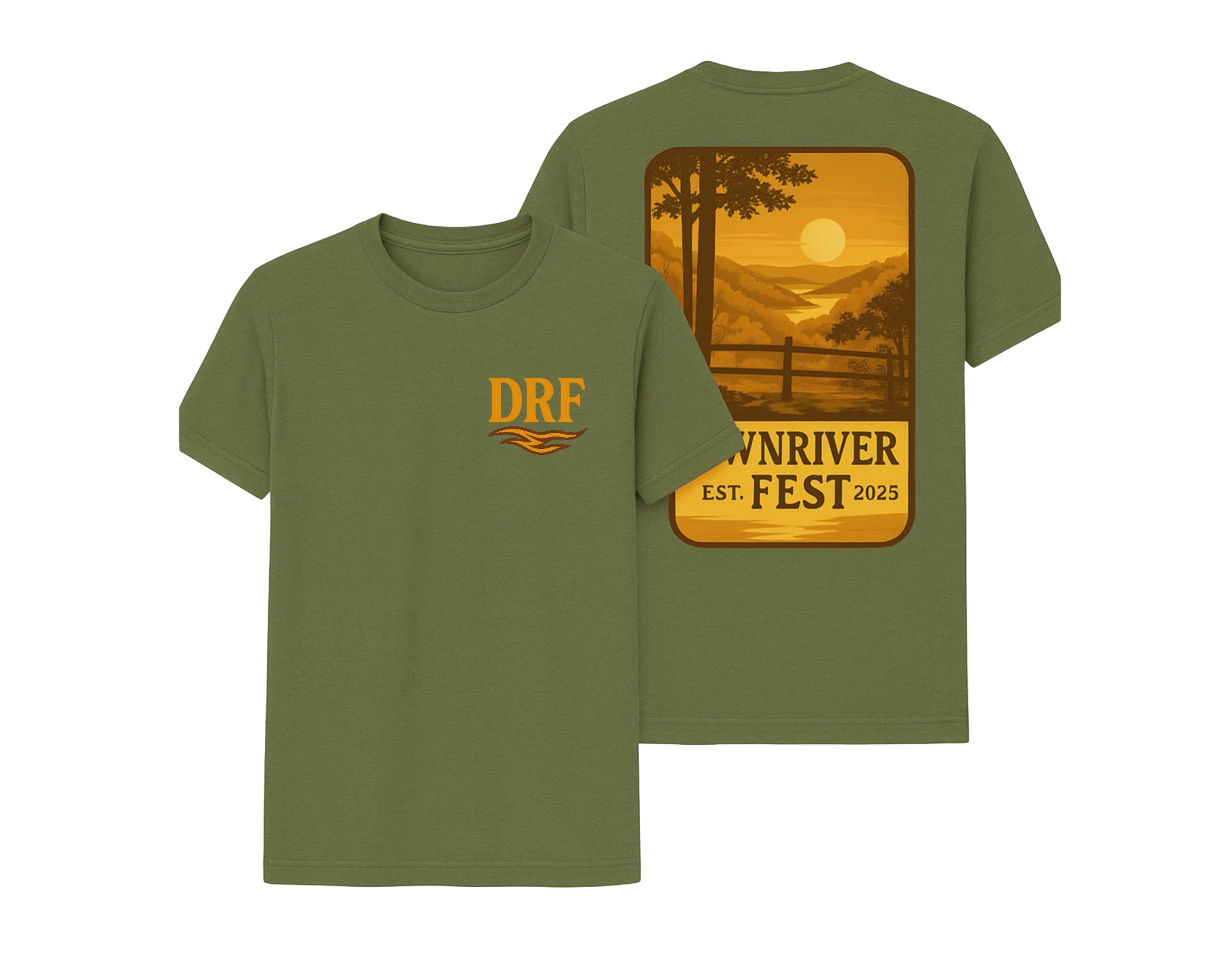 Olive Downriver Fest T-Shirt